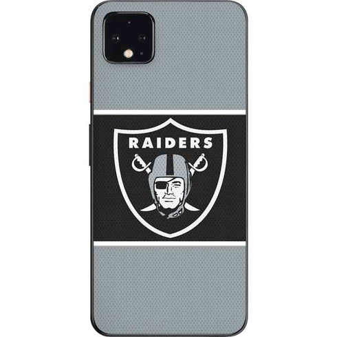 NFL Las Vegas Raiders Zone Block Google Pixel 4 XL Skin